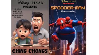 ai being wild💀 ai generated Disney Pixar movie posters pt3 ai pixar disney memes [upl. by Onirotciv204]