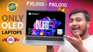 Best OLED Laptops Under ₹30000  ₹80000  Flipkart amp Amazon Sale 2024 [upl. by Ij598]