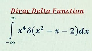 Dirac Delta Function   An important problem involving quadratic polynomial [upl. by Meris187]