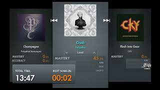 Crush  Polyphia Lead  D A D G B E Guitar Tab [upl. by Ocer]