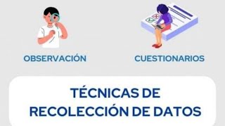 Técnicas de recolección de datos observación no participante [upl. by Eah]