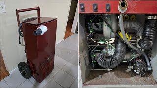 namco husky scooter zx vacuum motors custom build upgrade Etm portable extractor [upl. by Aihtekal483]