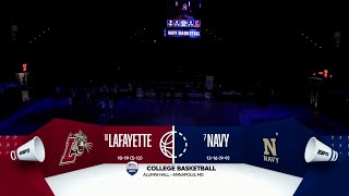 Highlights Navy Womens Basketball vs Lafayette Patriot League Tournament 3924 [upl. by Adleme]