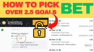 OVER 25 GOALS BETTING STRATEGIES AND TIPS HOW TO WIN BET DAILY [upl. by Ogirdor]