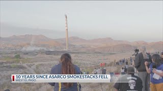 ASARCO smoke towers demolotion [upl. by Sorel]