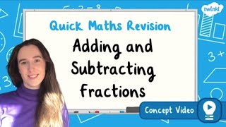 How Do You Add and Subtract Fractions  KS2 Maths Concept for Kids [upl. by Festus]