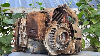 Restoring My Grandfathers 60 Year Old STIHL Saw To Better Than When It Left The Factory [upl. by Slocum983]