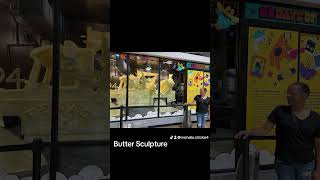 Butter Sculpture [upl. by Refotsirc]