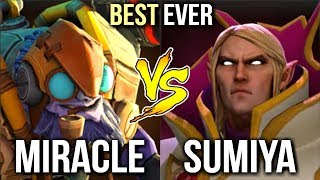 SumiYa Invoker vs Miracle Tinker Most EPIC Mid Battle of History  God vs God Dota 2 [upl. by Simmonds]