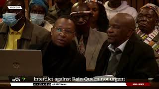 Interdict against Modjadji Rain Queen series not urgent [upl. by Liebowitz]