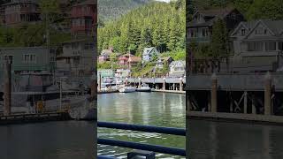 View from cruise ship deck Ketchikan Alaska [upl. by Dnalerb]