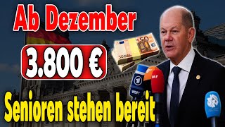 Neue Zahlungen für Senioren 3800 € ab Dezember – Bereiten Sie sich vor [upl. by Revlis]