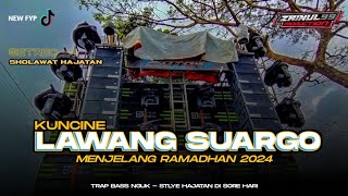 DJ TRAP KUNCINE LAWANG SUARGO SHOLAWAT VIRAL 2024 BASS NGUKK PADET BY ZAINUL 99 [upl. by Aizti]