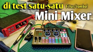 Review Mixer F999 terbaru Soundcard live effect nyes fitur lengkap [upl. by Odlanir]