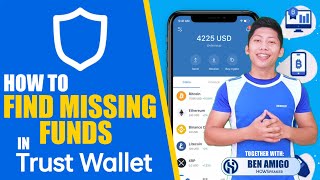 TRUST WALLET HOW TO FIND MISSING CRYPTO  FUNDS IN TRUST WALLET [upl. by Frantz]