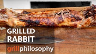 Rabbit grilling recipes  Whole rabbit roast  Grill philosophy [upl. by Willy]