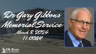 Dr Gary Gibbons Memorial Service  382024 [upl. by Enerahs]