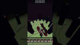 END POTEL 😳 subscribe like pageforyou minecraft [upl. by Uranie505]