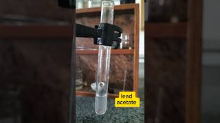 lead acetate and ferric chloride experiment chemicalanalysis [upl. by Marcoux]