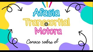 AFASIA TRANSCORTICAL MOTORA [upl. by Aborn]