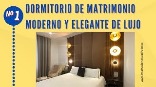 🥇Cómo TRANSFORMAR un DORMITORIO MATRIMONIO estilo de LUJO  Antes y Después [upl. by Docilla]