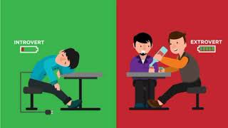 Introvert vs Extrovert Types of personality [upl. by Nyrek]