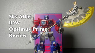 WonderfulTrans WT02 Sky Atlas Optimus Prime IDW Version review [upl. by Bruner]