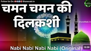 चमन चमन की दिलकशी  Chamn Chamn Ki Dil Kashi  Nabi Nabi Nabi Nabi  Orginal Naat  2024  2025 [upl. by Ynotna]