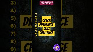 Can you spot the difference in these colors  ytshorts shorts quiz trivia iqtest [upl. by Alieka144]