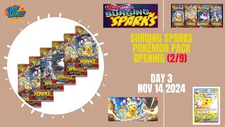 Day 3 29An Immersive Surging Sparks Pokémon Park Opening Experience surgingsparks pokemoncards [upl. by Kidd]