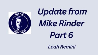 Update from Mike Rinder Part 6  Leah Remini [upl. by Ramuk]