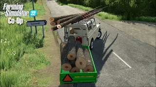 EVERY LOG HELPS  Buy Clarksons Farm 2  COOP  Farming Simulator 22 [upl. by Denton]