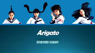 Arigato ありがとう  ATARASHII GAKKO ROMENG Color Coded Lyrics [upl. by Anilah]