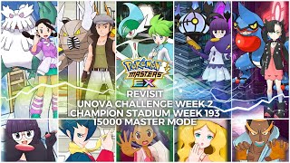 Revisit Unova Challenge Week 2 🏟 Champion Stadium Week 193 15000 Points  Pokémon Masters EX [upl. by Enyalahs]