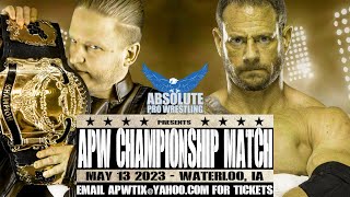 Super Slam APW Championship Match Matty Star Vs Vic Capri brought to you by Flooring Images [upl. by Hokanson]