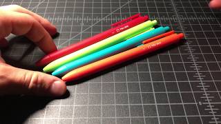 Tru Red Gel Pen Review  1 Staples Gel Pen [upl. by Nida]