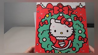 Hello Kitty Chocolate Advent Calendar Run to five below adventcalendar hellokitty sanrii [upl. by Ehcnalb]