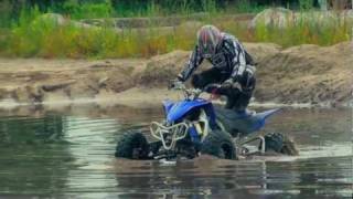 Quad Goon Riding in the WATER yfz450r [upl. by Witty]