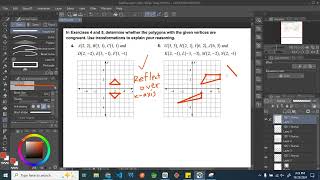 Geometry Homework 102324  44 Congruence and Transformations [upl. by Tu]