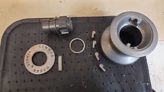 Remove clean and reinstall a Lewmar 6 single speed capstan winch [upl. by Ilam985]