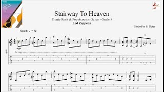 Stairway To Heaven  Led Zeppelin  Trinity Acoustic Guitar  Grade 5  Syllabus 20202023 [upl. by Centeno293]