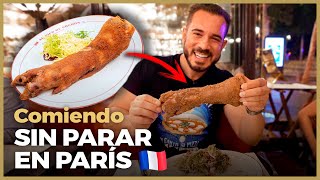 Comiendo en RESTAURANTE PIJO y CARO 24 HORAS en FRANCIA  Ruta Gastronómica París 5 [upl. by Akieluz361]