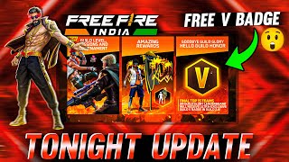 TONIGHT UPDATE  FREE V BADGE oMg 😱 [upl. by Derfla]