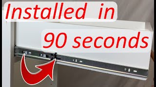 The Ultimate Drawer Slide Installation Jig Accurate fast EASY [upl. by Ailefo]