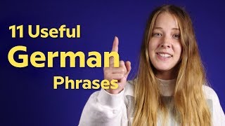 Learn German 11 Useful German Phrases [upl. by Deerdre789]