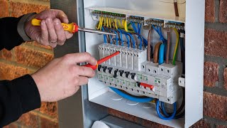 Crazy domestic consumer unit install  Part 2 [upl. by Kcirttap]