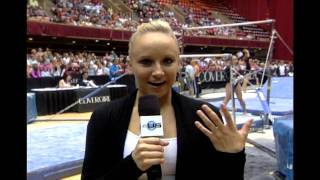 Nastia Liukin  Kim Zmeskal Interview  2009 CoverGirl Classic [upl. by Eniarrol691]