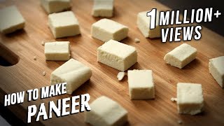 How To Make Paneer At Home  Homemade Paneer  Ruchi Bharani  Basic Cooking [upl. by Ashia]