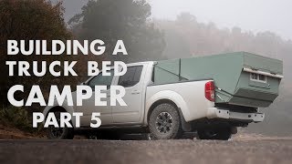 Building a Truck Bed Camper  Part 5 Weighing the camper [upl. by Inami]