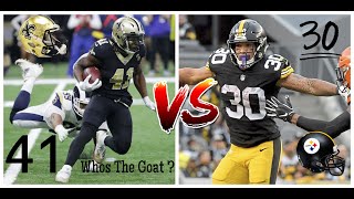 WHO IS THE GOAT James Conner vs Alvin Kamara Highlights [upl. by Ehtiaf]